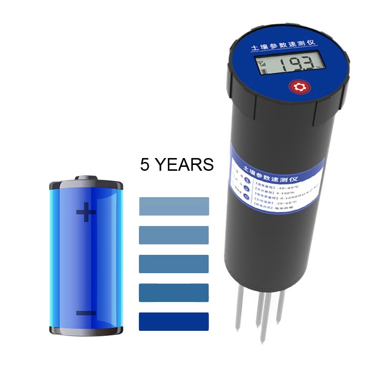 SEM2252 Battery Power Soil Temperature Humidity EC PH NPK Rapid Tester