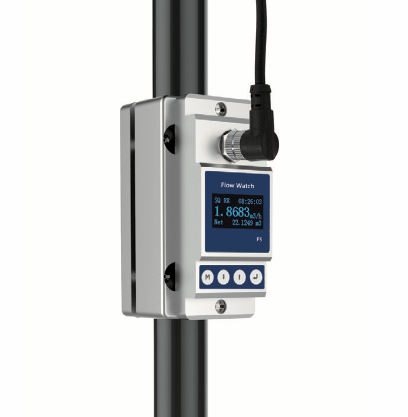 FHM500 Clamp on type ultrasonic Flow Watch BTU Meter